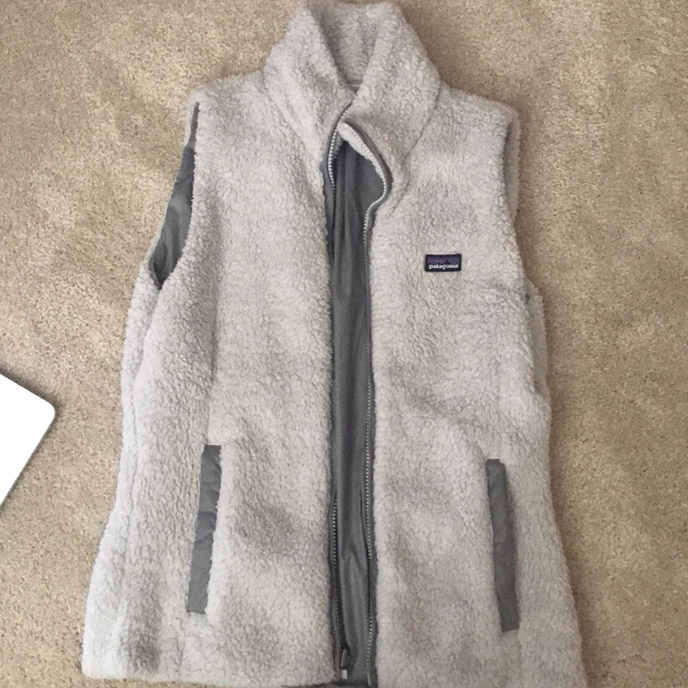 Furry Patagonia vest!